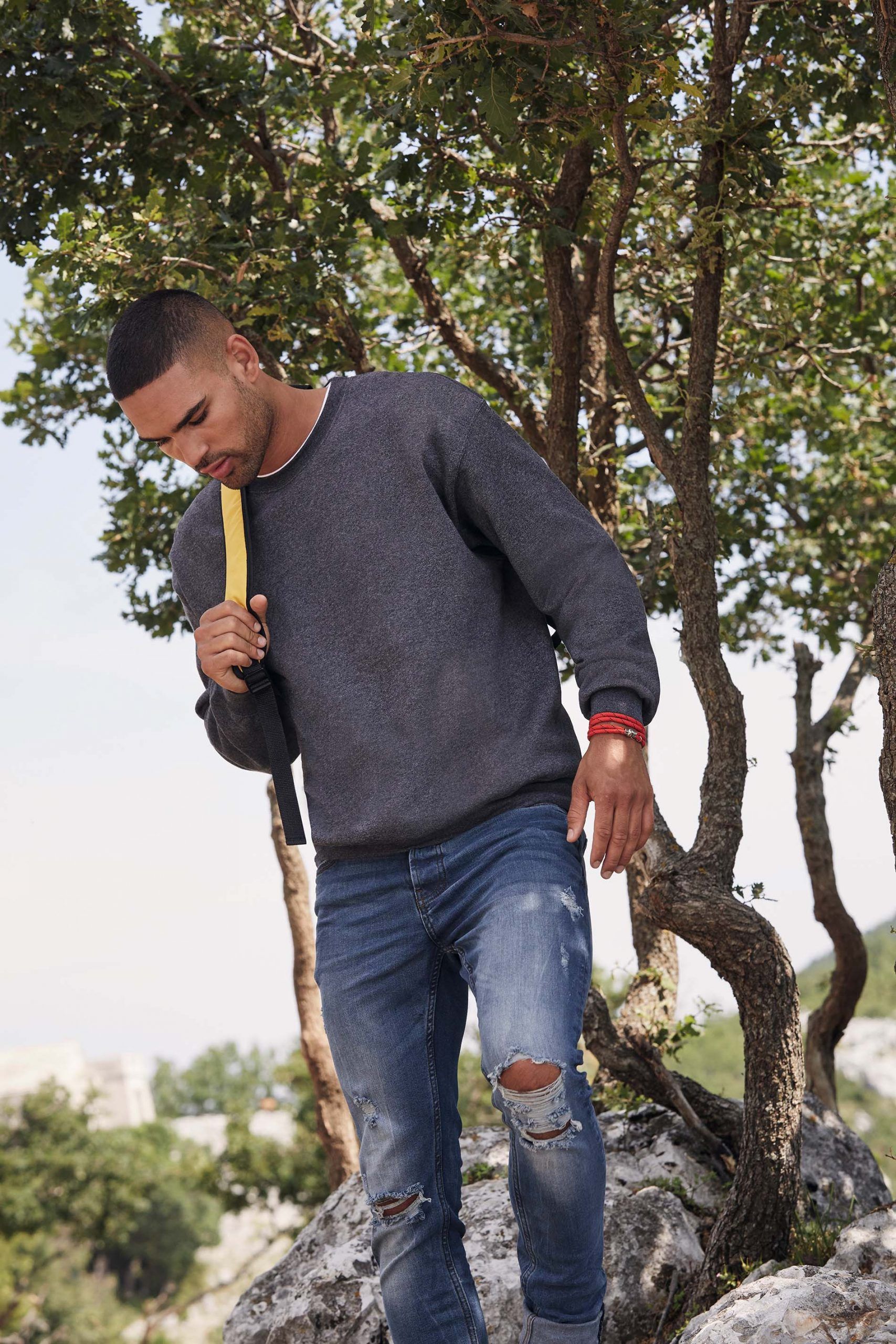 sudadera hombre cuello redondofruit of the loom sudadera hombre cuello redondofruit of the loom