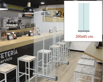 mampara enrrollable 200x85 mampara enrollable