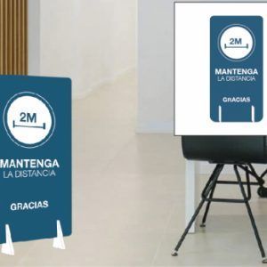 toten de señalización mantenga la distancia