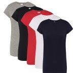 Pack 1M Navy, White, Red, Black, Grey Melange