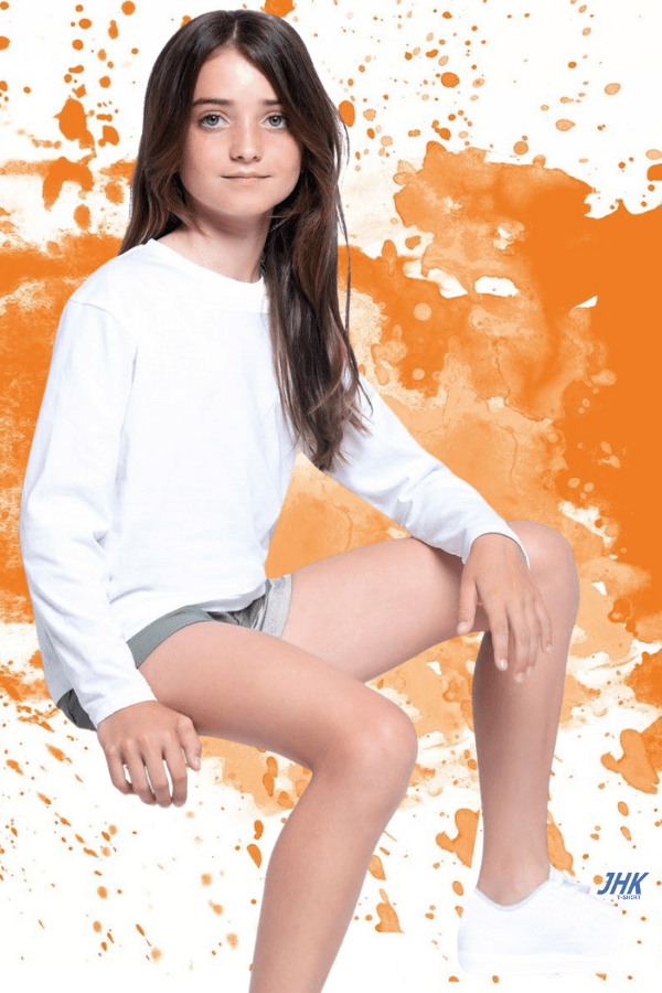 camiseta niños unisex mnga larga publicidad empresas